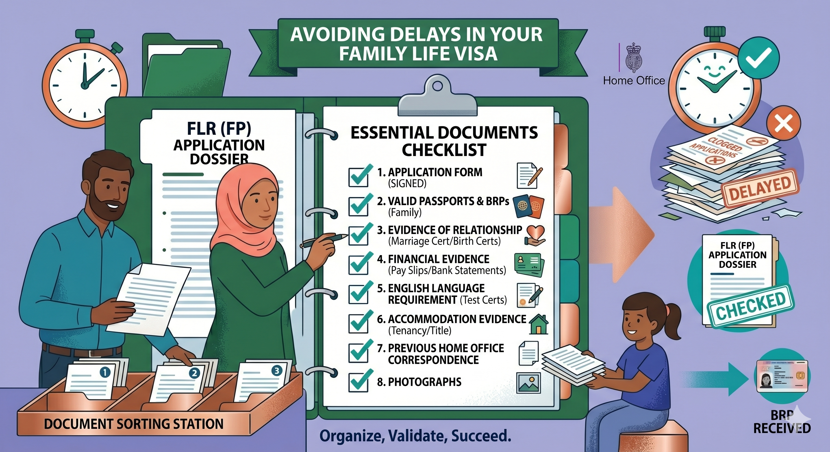 FLR FP Document Checklist: Avoiding Delays in Your Family Life Visa