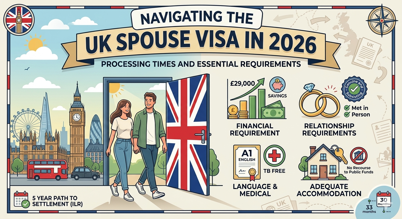 UK spouse visa processing time 2026: how long it takes